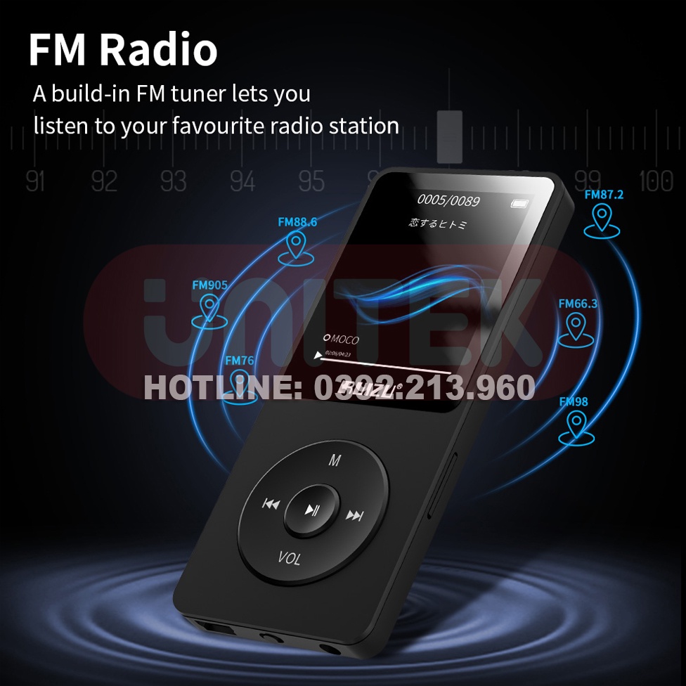 Máy Nghe Nhạc Lossless Ruizu X02 Bản 8Gb Chính Hãng