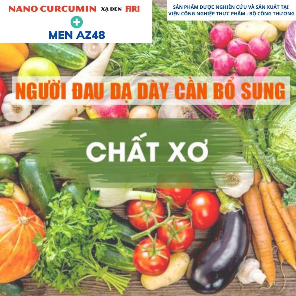 Nano Curcumin xạ đen firi - Hỗ trợ cải thiện cho người bị đau dạ dày, đại tràng, hỗ trợ cho người sau điều trị hóa xạ