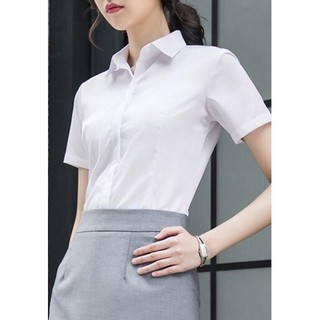 Áo Sơ Mi Trắng Tay Ngắn