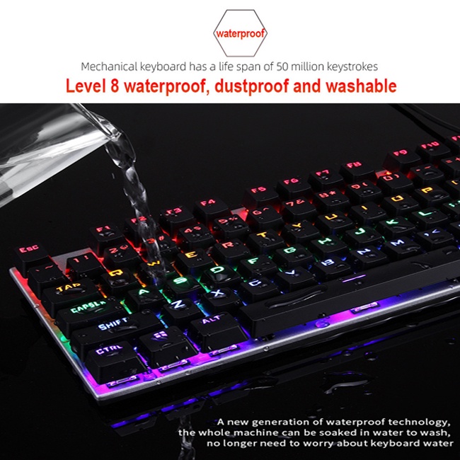 Bàn Phím Cơ Và Chuột Chơi Game Có Dây Forev FvQ609