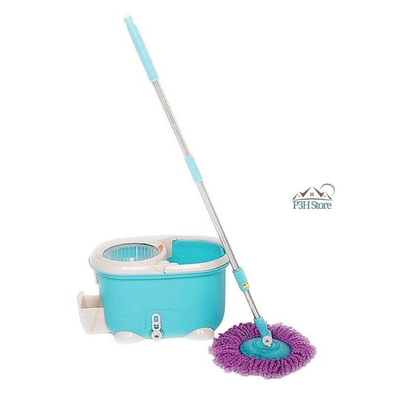 Bộ Lau Nhà 360 Độ Lock&amp;Lock màu xanh dương MOP-Q2-1