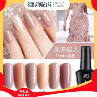 Sơn gel AS bền màu cực kì mướt 15ML (dành cho tiệm nail chuyên nghiệp) - JR