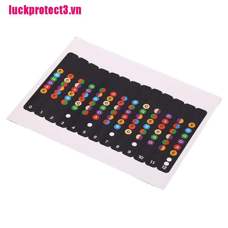 [SELL] Guitar Accessories Scale Sticker Neck Fingerboard Fret Board Note Learn Practice