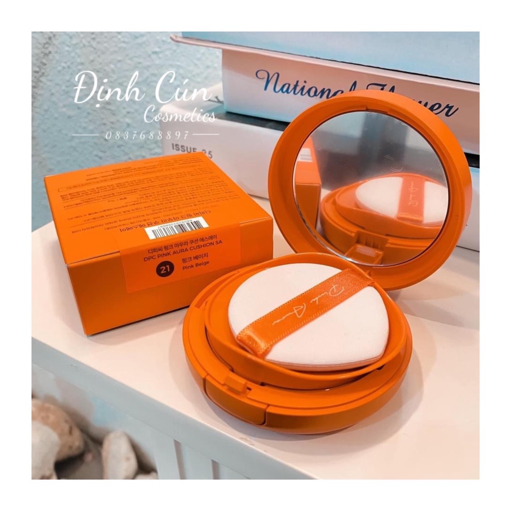 Phấn nước DPC Pink Aura Cushion Face Lift Season 5 SA SPF 50+PA++