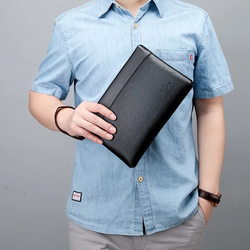 Ví Da Cầm Tay Cho Nam k1032