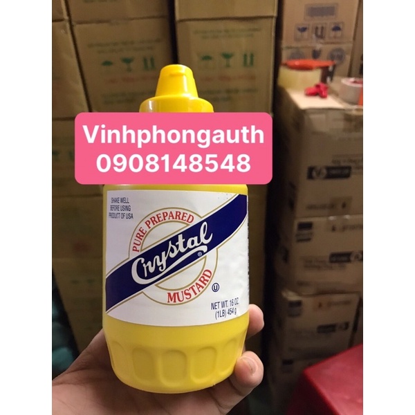 Mù Tạc Vàng Crystal 454gr