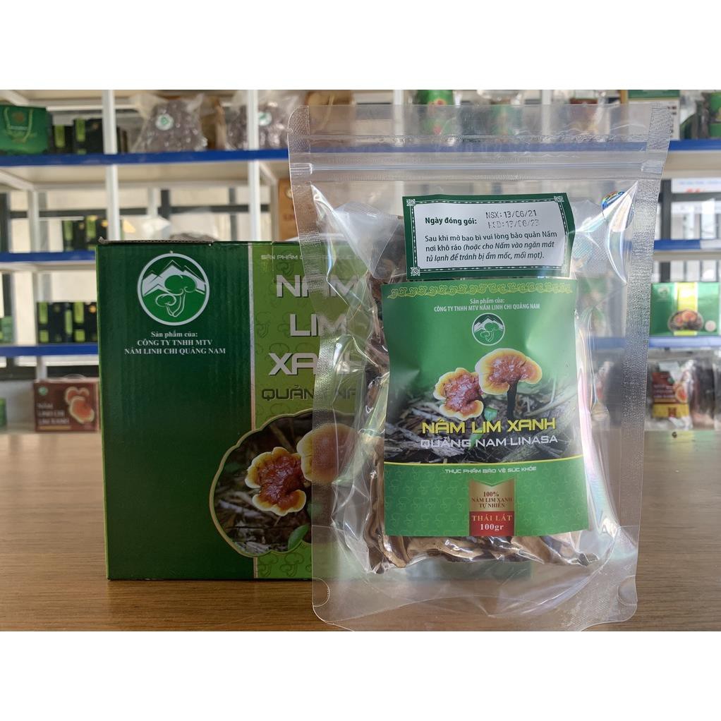 Nấm Lim Xanh Rừng Thái Lát 100gr