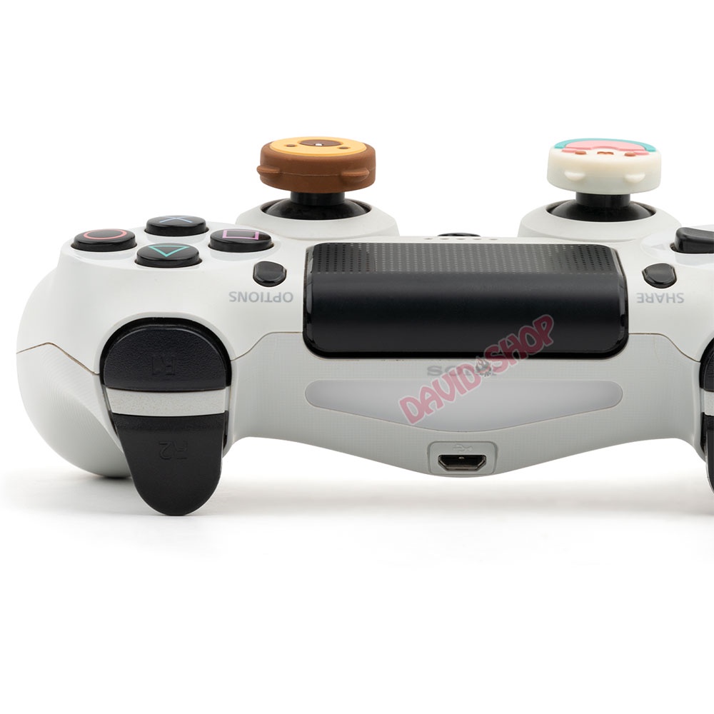 Núm bọc analog Gấu Mèo &amp; Mèo Dưa Hấu hãng Geekshare cho tay cầm Xbox One/Series, DualShock 4, DualSense, Pro Controller