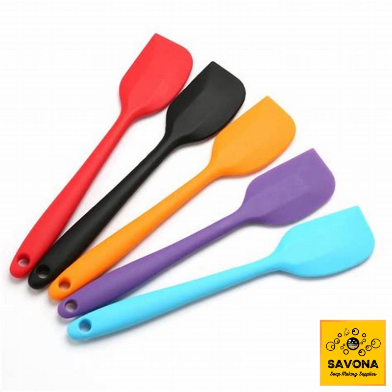 Phới Silicon Chịu Nhiệt 21cm 28cm - Silicone Spatula 21cm 28cm - Phới silicon làm bánh - Thìa silicon dẹt làm xà pSavona