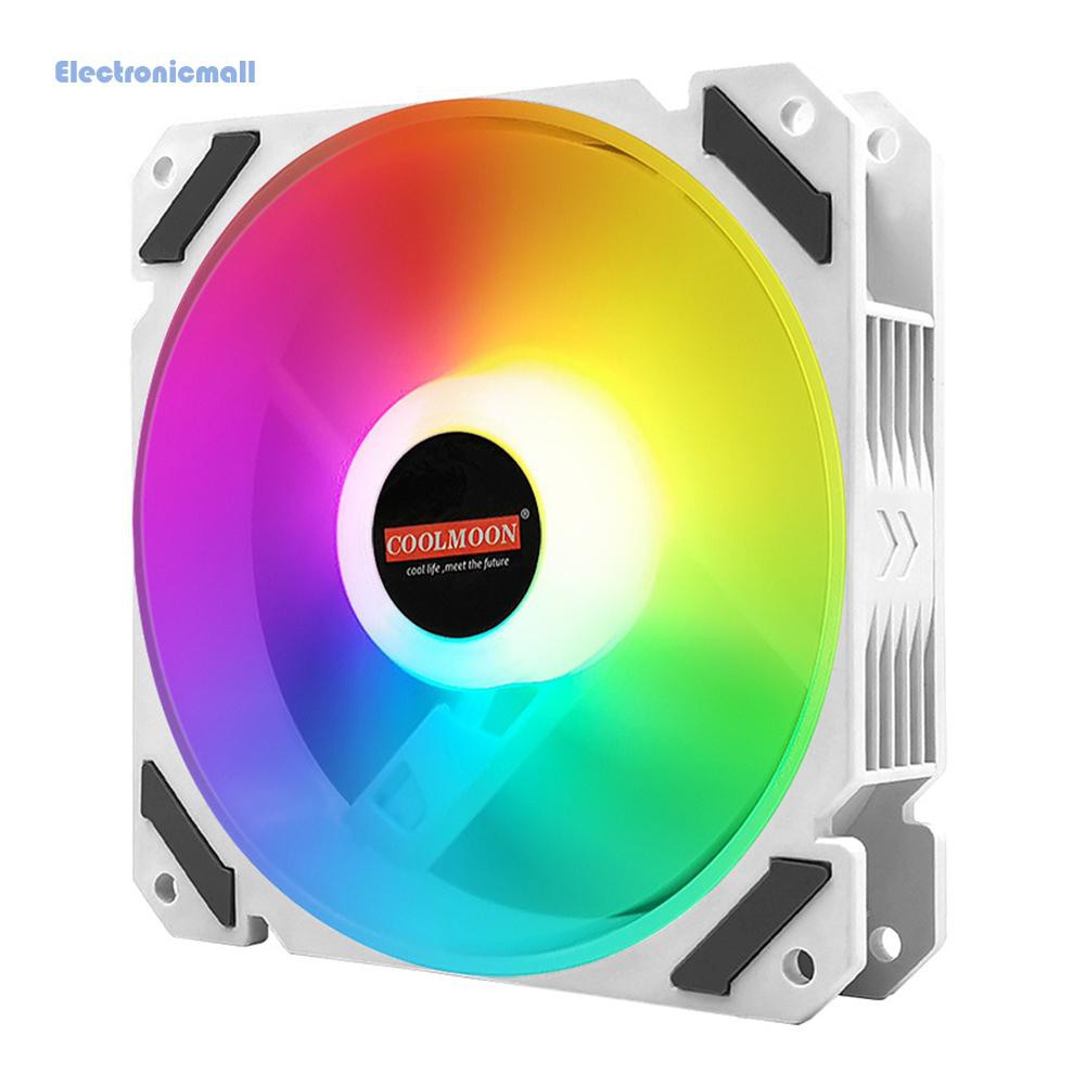 120mm PWM ARGB PC Case Fan 4 Pin Addressable RGB Cooling Fan for CPU Cooler꒪NICE