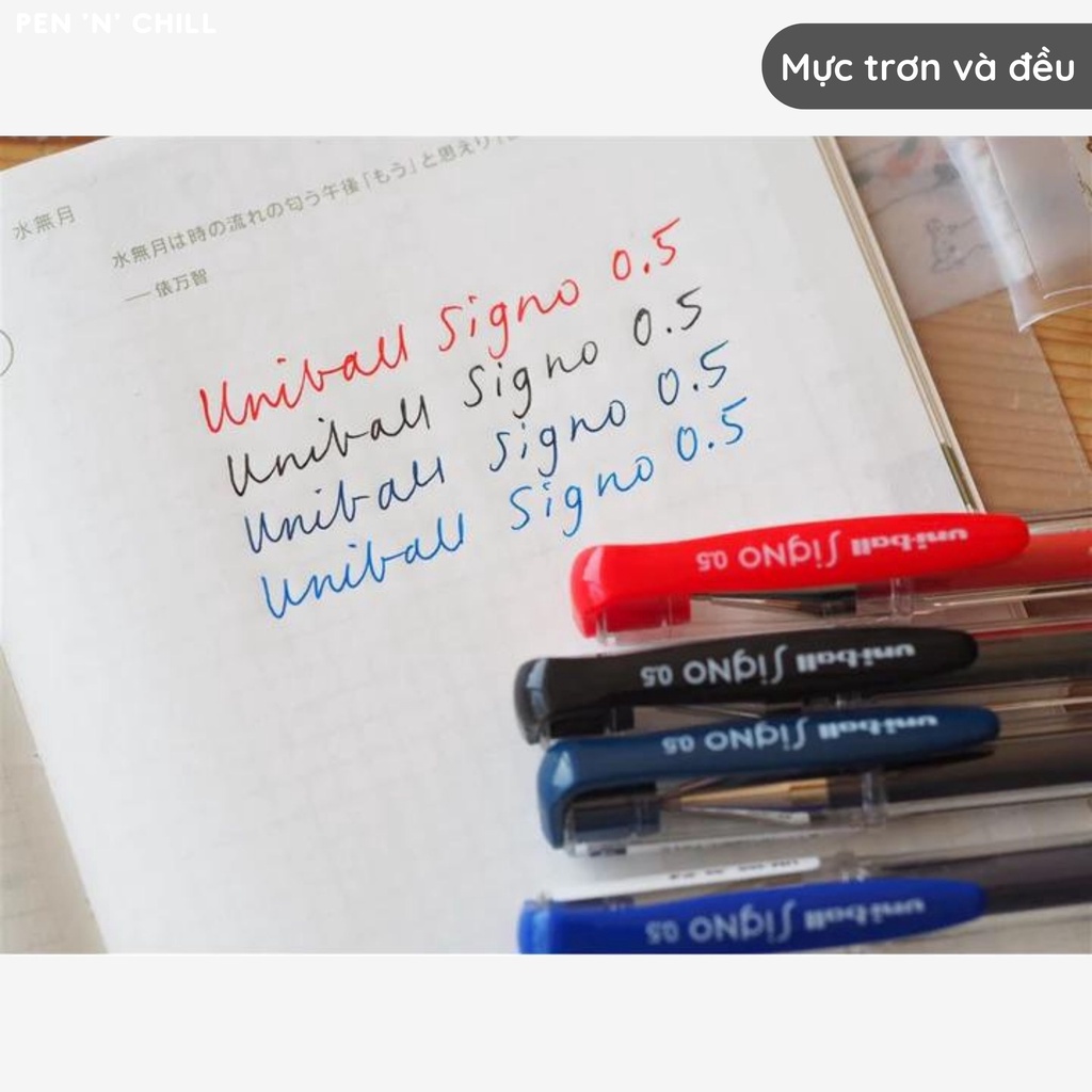 Bút gel Uni Signo UM-100 - Cỡ ngòi 0.5mm