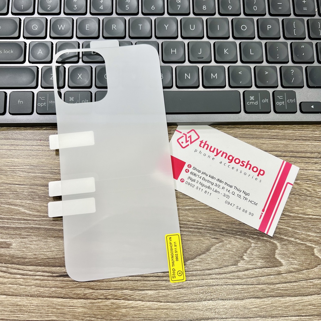 PPF mặt lưng iPhone 12 / iPhone 12 mini / iPhone 12 pro / iPhone 12 pro max / iPhone 11 / iPhone 11 pro max / IP 11 pro