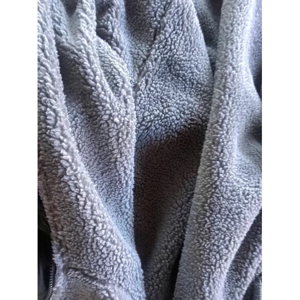 Áo khoác da lót lông cực ấm unisex