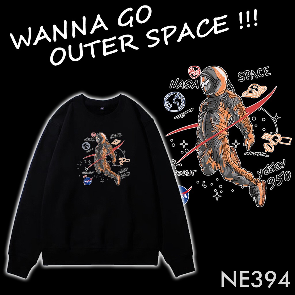[Có VIDEO + ẢNH THẬT] Áo sweater - Áo nỉ bông tay dài UNISEX NE394