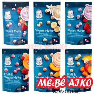 Sữa chua khô Gerber các vị 28gr