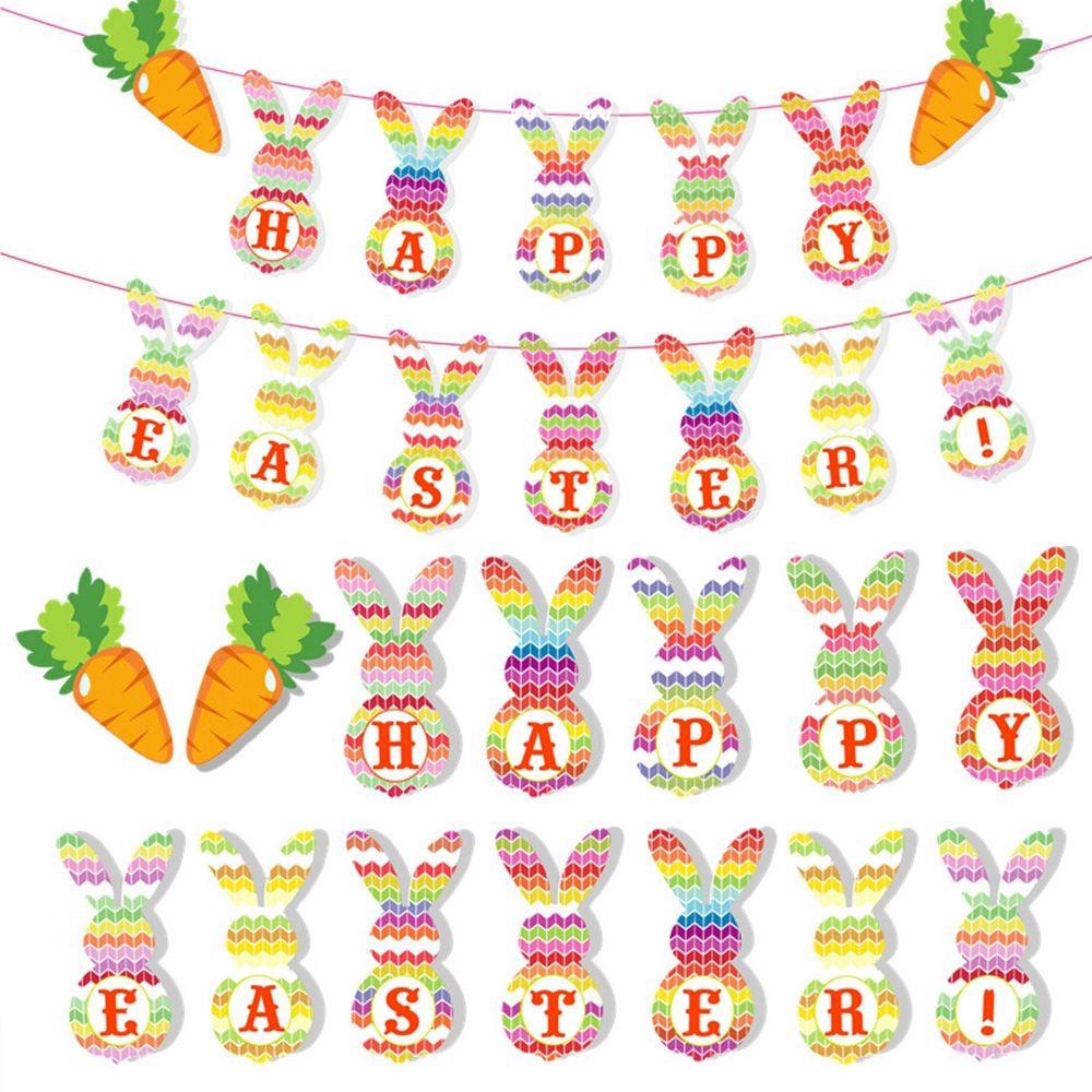 Dây Treo Trang Trí Cửa Hình Thỏ Và Cà Rốt Dễ Thương