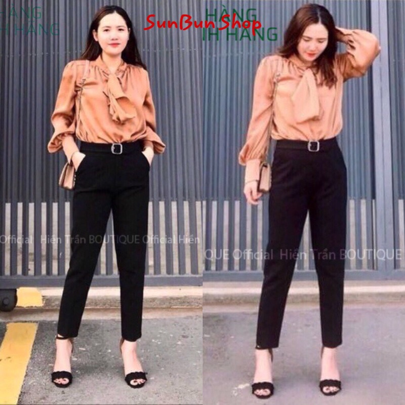 Quần baggy công sở - Đai vuông💕💕💕