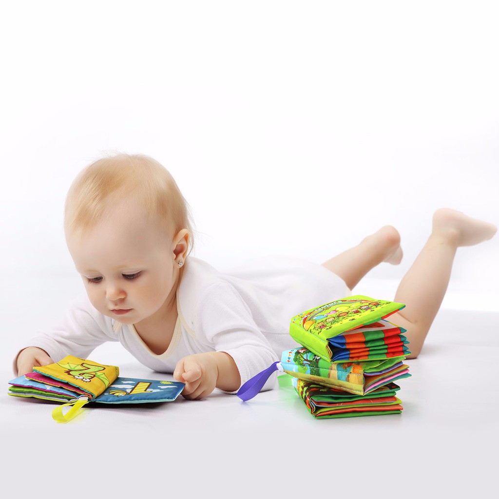 Bộ 6 sách vải đồ chơi giáo dục dành cho bé