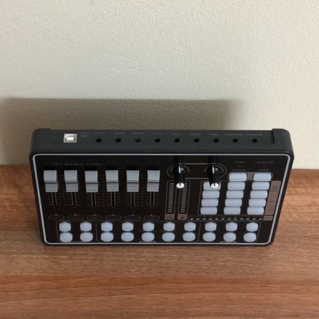 Thiết bị thu âm livestream hát karaoke online sound card H9  có bluetooth Bh 6 tháng