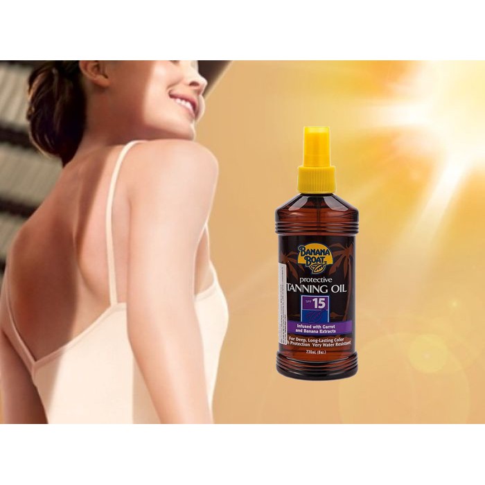 Dầu Tắm Nắng Banana Boat SPF15 (236ml)