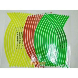 Bộ dán vành xe racingboy không phản quang