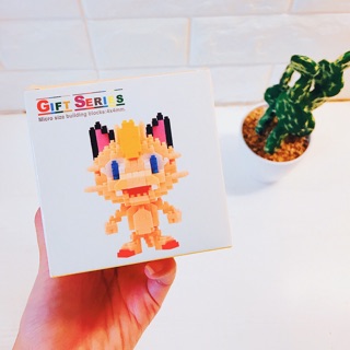 Mini Block - Meowth (pokemon) - Đồ chơi xếp hình lego