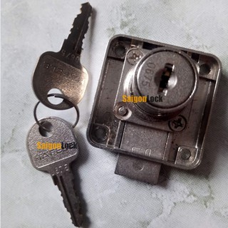 Ổ khóa tủ vuông Hafele chìa bằng thau Cao cấp