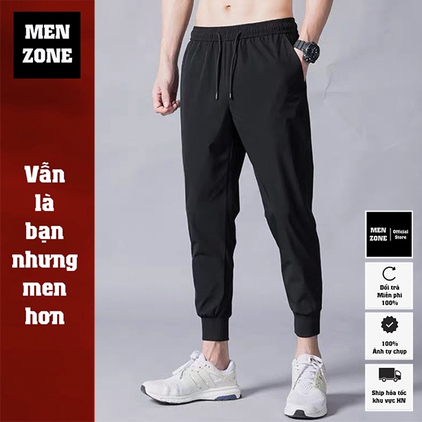 Quần Jogger Nỉ Nam, Quần Thể Thao Vải Trơn [QNJ]