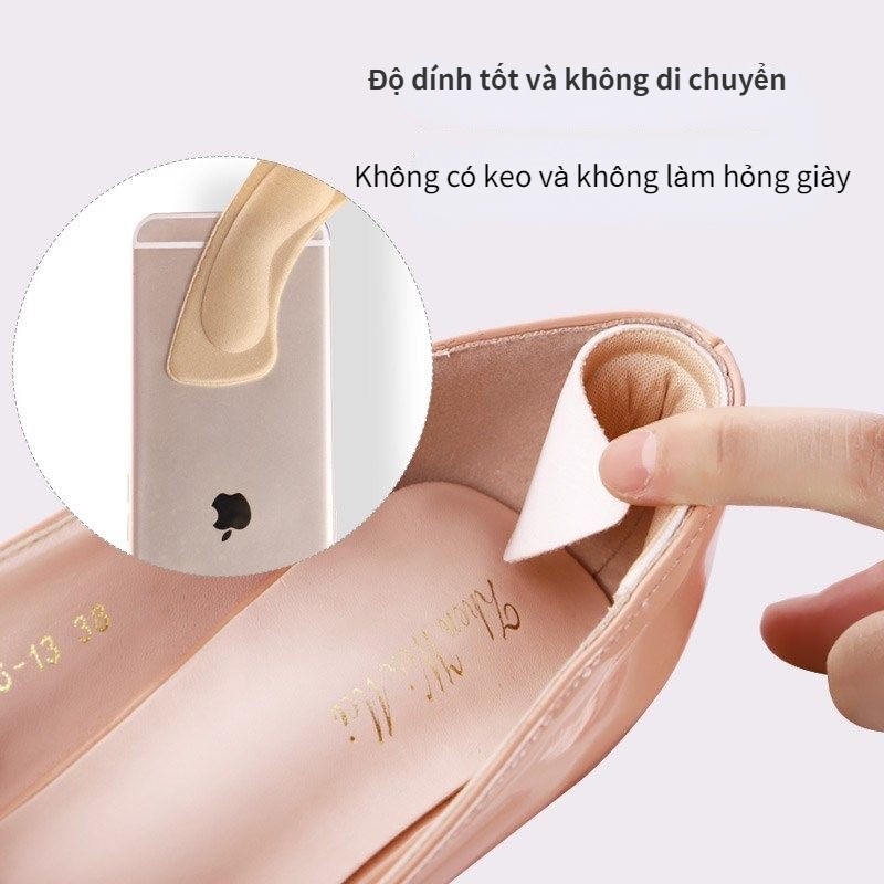 Miếng Dán Gót Giày Bằng Xốp Vô Hình Chống Mòn Có Thể Điều Chỉnh Kích Thước Qiaoyiluo Phong Cách Mới