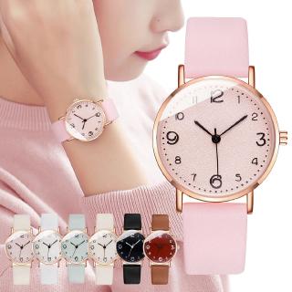 Đồng Hồ Analog Máy Quartz Nữ Dây Da
