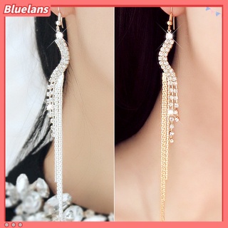Đôi bông tai dạng rơi đính đá thời trang cho nữ