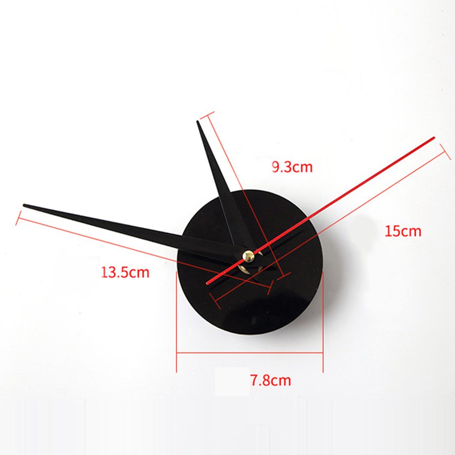 Đồng hồ treo tường Acrylic 3D chiếu sáng Đồng hồ treo tường Thiết kế hiện đại Trang trí nội thất