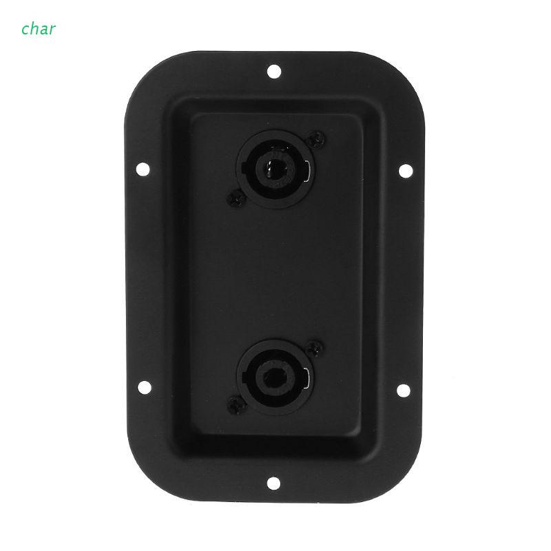Bảng ổ jack cắm kép lớn cho hộp ghép nối dây đàn guitar điện và tủ loa SpeakOn PA