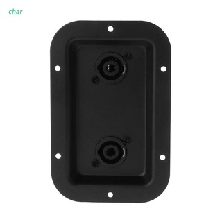 Bảng ổ jack cắm kép lớn cho hộp ghép nối dây đàn guitar điện và tủ loa SpeakOn PA