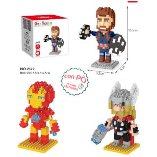 Xếp hình lego mini Marvel