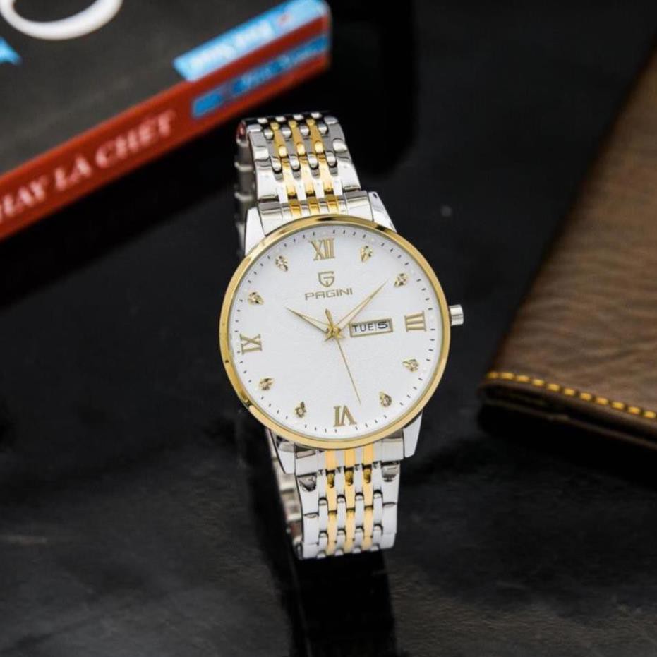 [Chính Hãng 100%] Đồng Hồ Nam PAGINI PA5588 - Đồng Hồ Thời trang nam  Dây Thép Không Gỉ Cao Cấp - Bảo Hành 2 năm | BigBuy360 - bigbuy360.vn