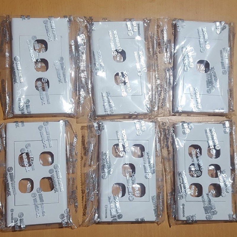 Nhân ổ cắm mạng, thoại Sino S18 lắp âm tường