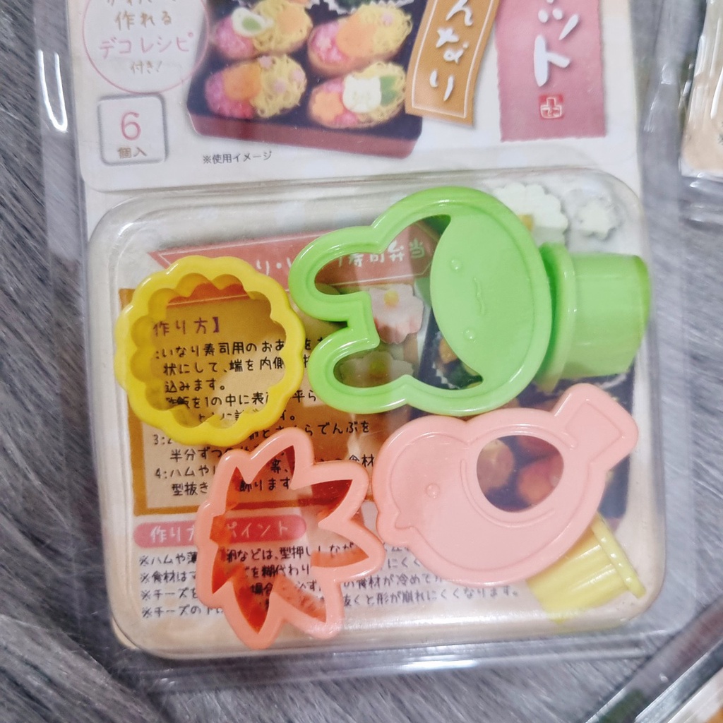 Set khuôn tạo hình đồ ăn