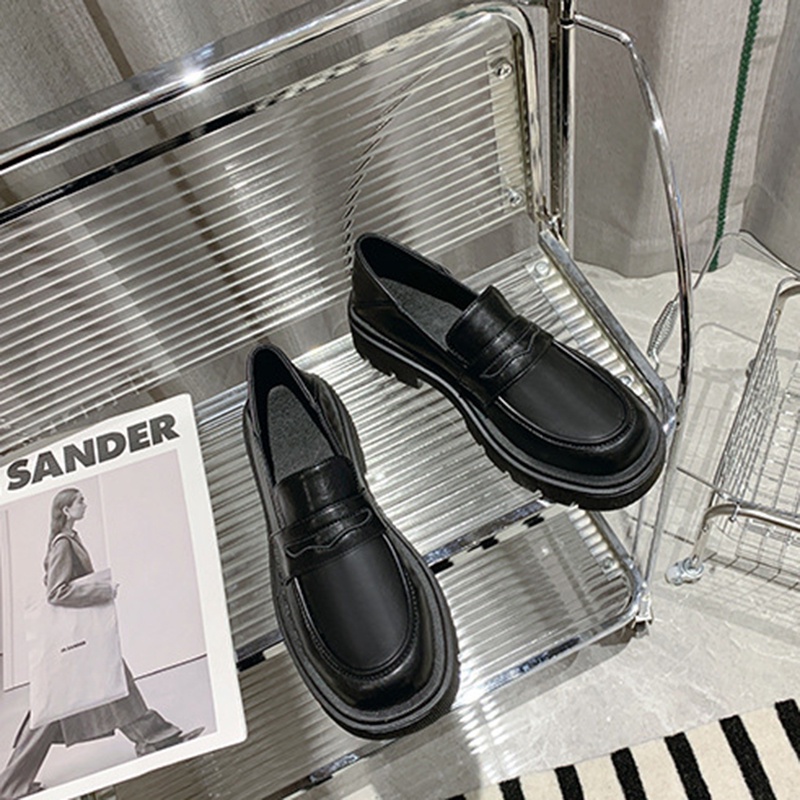 Giày lười IELGY đế xuồng thiết kế đơn giản thời trang cho nữ