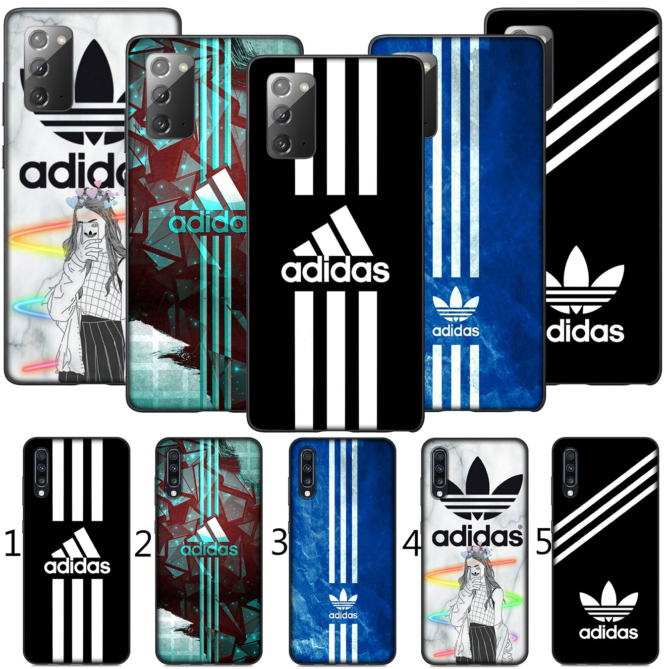 Ốp điện thoại silicon mềm hình adidas B55 cho Samsung Galaxy S9 S10 S20 FE Ultra Plus Lite S20+ S9+ S10+ S20Plus