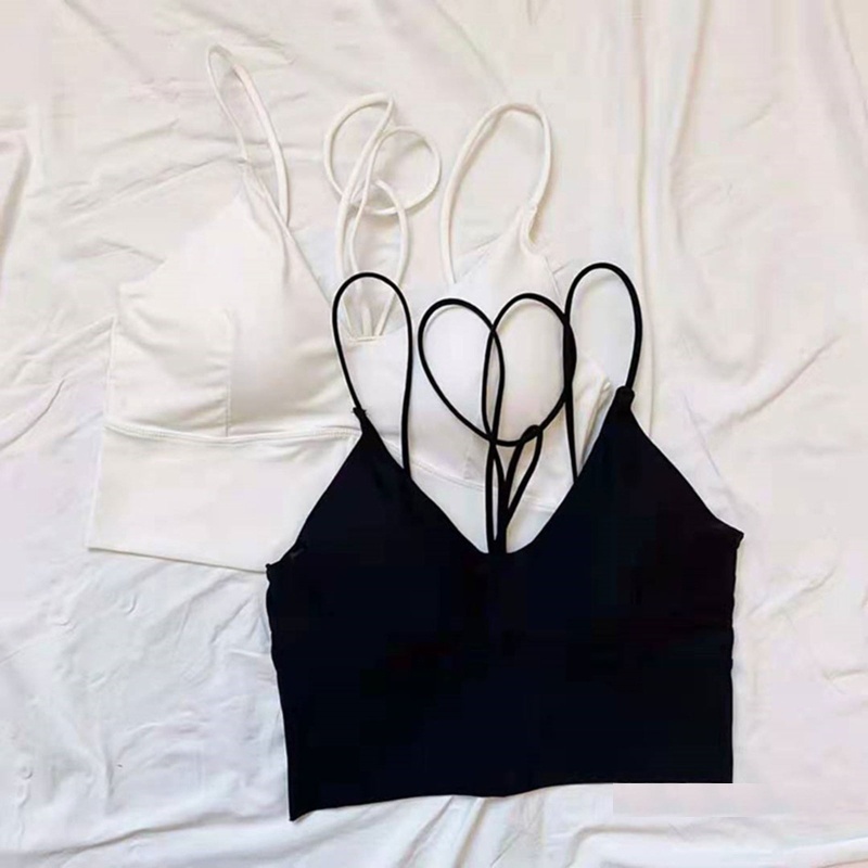 Áo Croptop Hai Dây Dáng Ôm Thời Trang Mùa Hè Quyến Rũ Cho Nữ