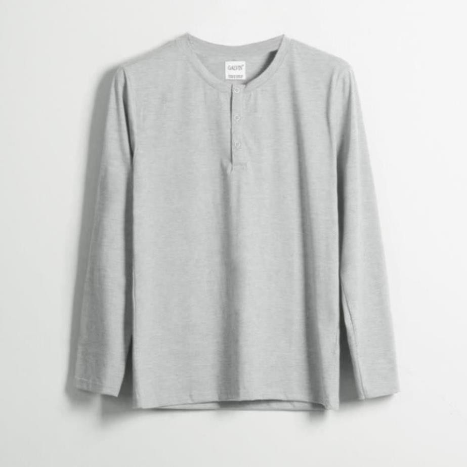 Áo thun nam dài tay Galvin trơn nhiều màu APGV31 - Leovatino.Official