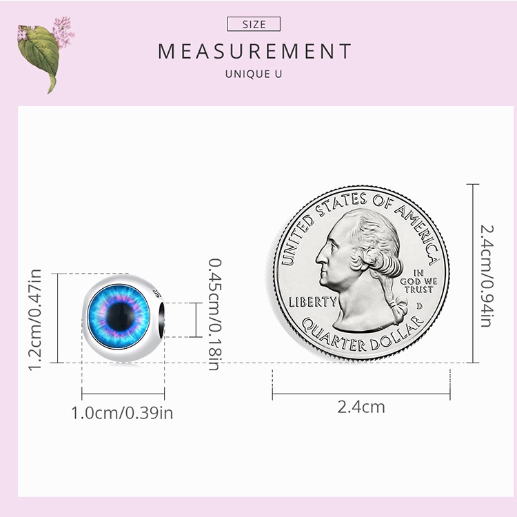 Phụ kiện hạt BAMOER bạc 925 trang trí vòng đeo tay với nhiều hình dạng độc đáo thời trang DIY