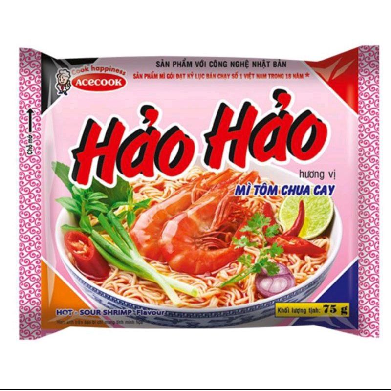Mì Hảo Hảo tôm chua cay 1 gói