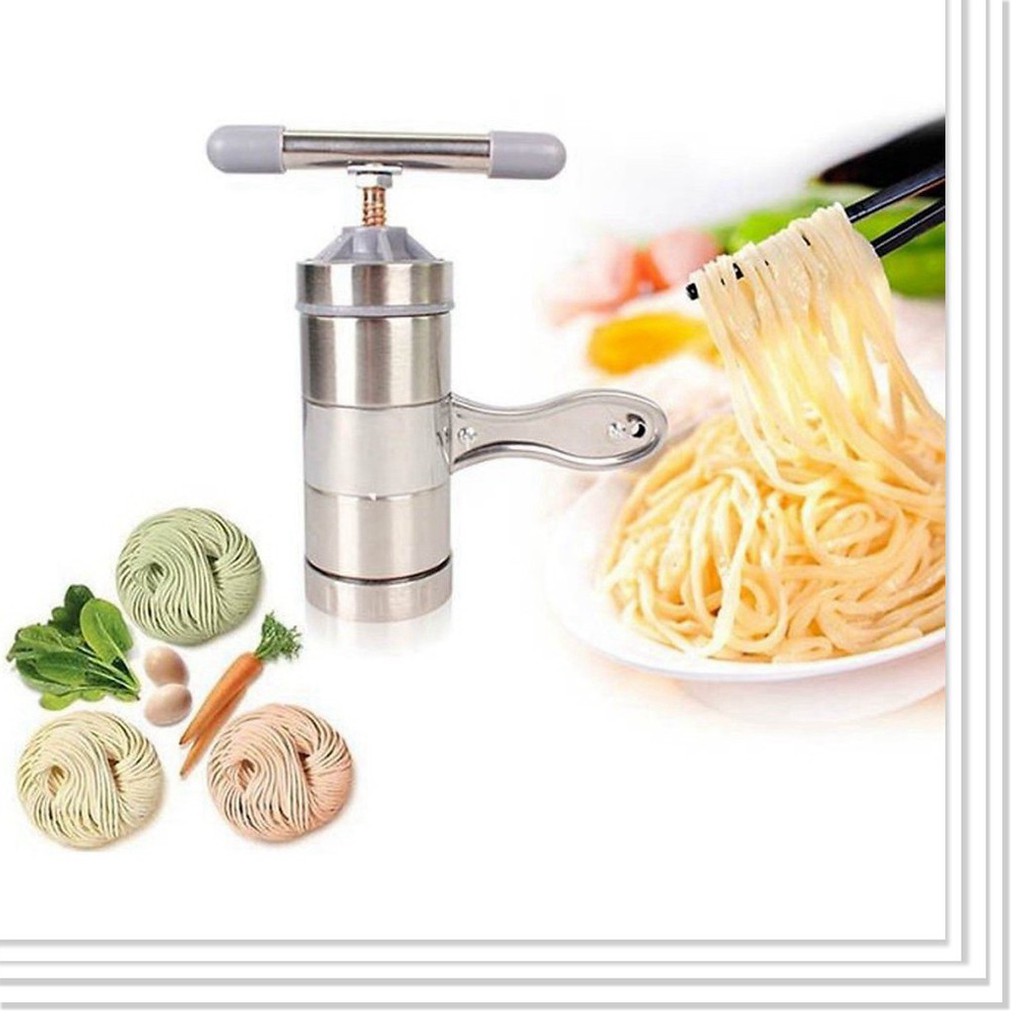 Máy Làm Bún, Mỳ, Nui Bằng Tay Gồm 5 Đầu lựa chọn tặng Kèm 2 nút bảo vệ đầu sạc điện thoại