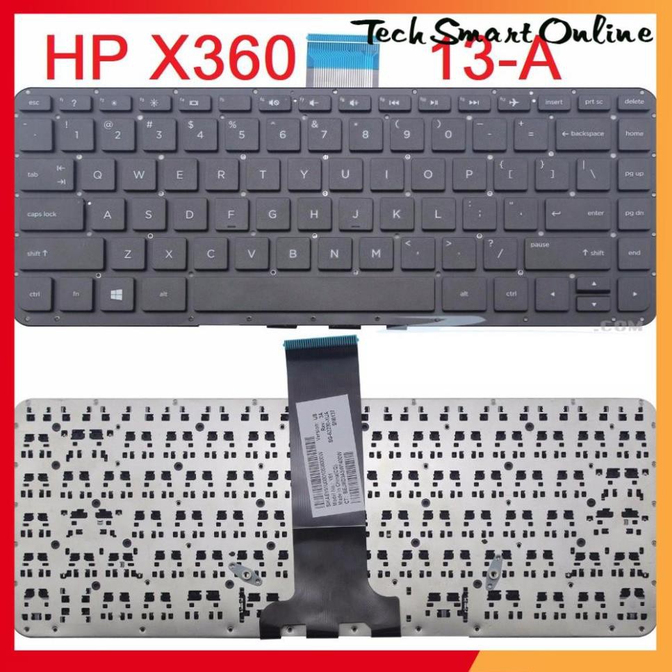 ⚡ Bàn phím Laptop HP X360-13 HP 13-A, HP 14-U Màu Đen US Layout- Hàng Mới 100% Bảo Hành Toàn Quốc
