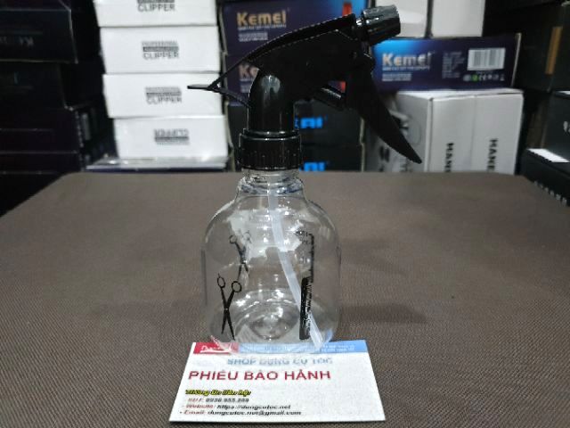 Bình Xịt Nước Cắt Tóc Nam Nữ Dung Tích 200ml.