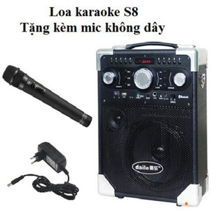 Loa karaoke di động S8 – Bluetooth – tặng 1 micro không dây