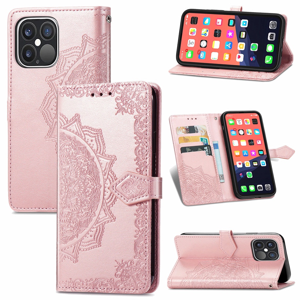 Bao da điện thoại nắp gập khóa nam châm kiêm giá đỡ chống sốc có ví đựng thẻ cho iPhone 13 Pro Max Mini 13Pro 13mini 13