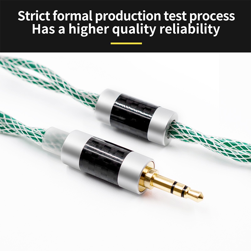 FAAEAL Earphone Upgrade Cable 0.75mm Earphones Replace Cable